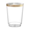 Plasticpro Vasos desechables de plástico transparente de