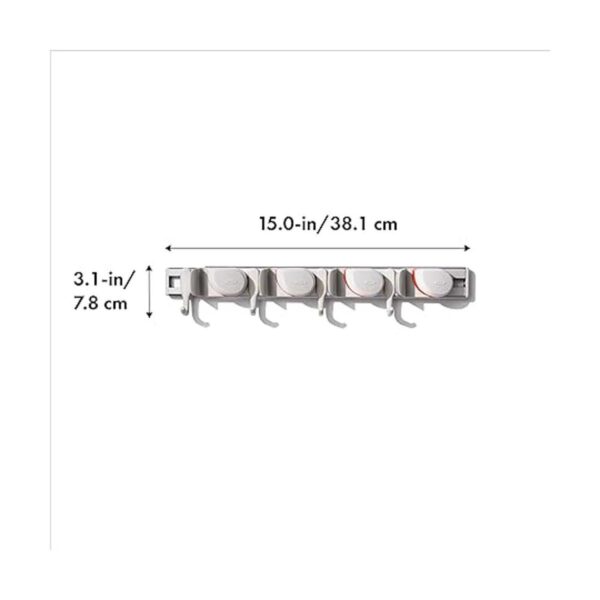 OXO Good Grips Organizador de escoba y trapeador montado_2