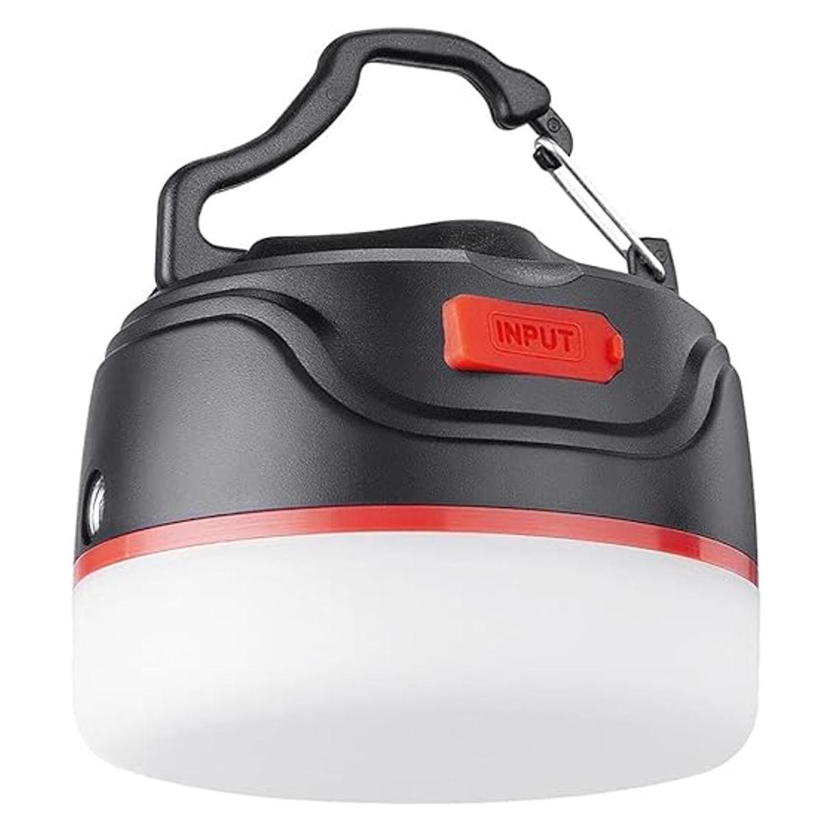 Fomito Linterna de camping LED recargable 5200 mAh con 7