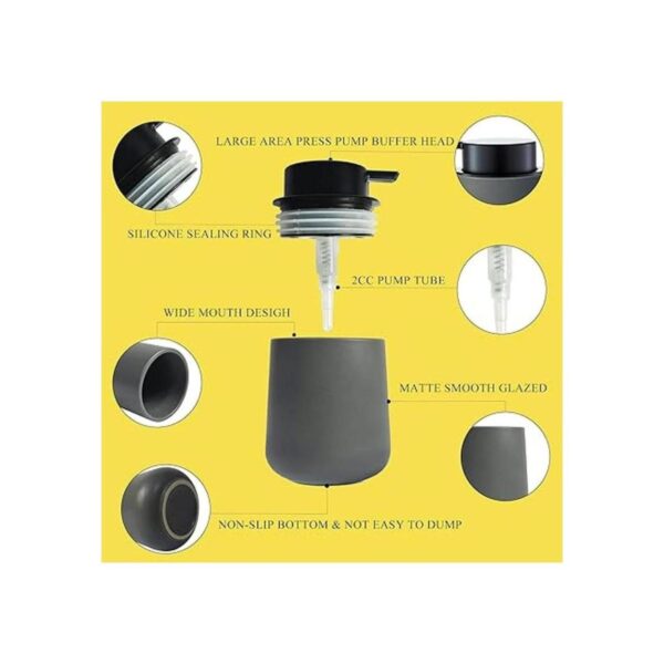 Dispensador de loción gris dispensador de jabón de_2