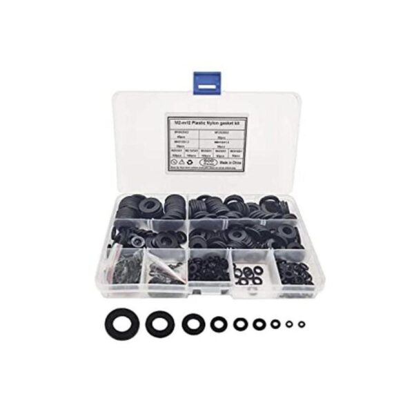 Kit surtido de arandelas planas de nailon 600 unidades 9_1