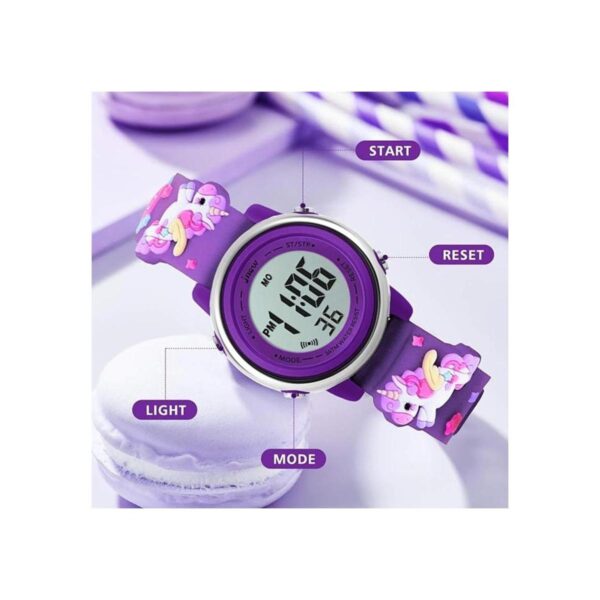 Relojes para niños de 3 a 12 años deportes impermeable_5