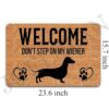 Joelmat Welcome Dont Step On My Wiener Dachshund_6
