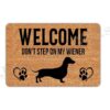 Joelmat Welcome Dont Step On My Wiener Dachshund_1