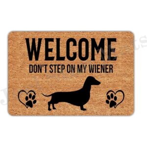 Joelmat Welcome Dont Step On My Wiener Dachshund_1