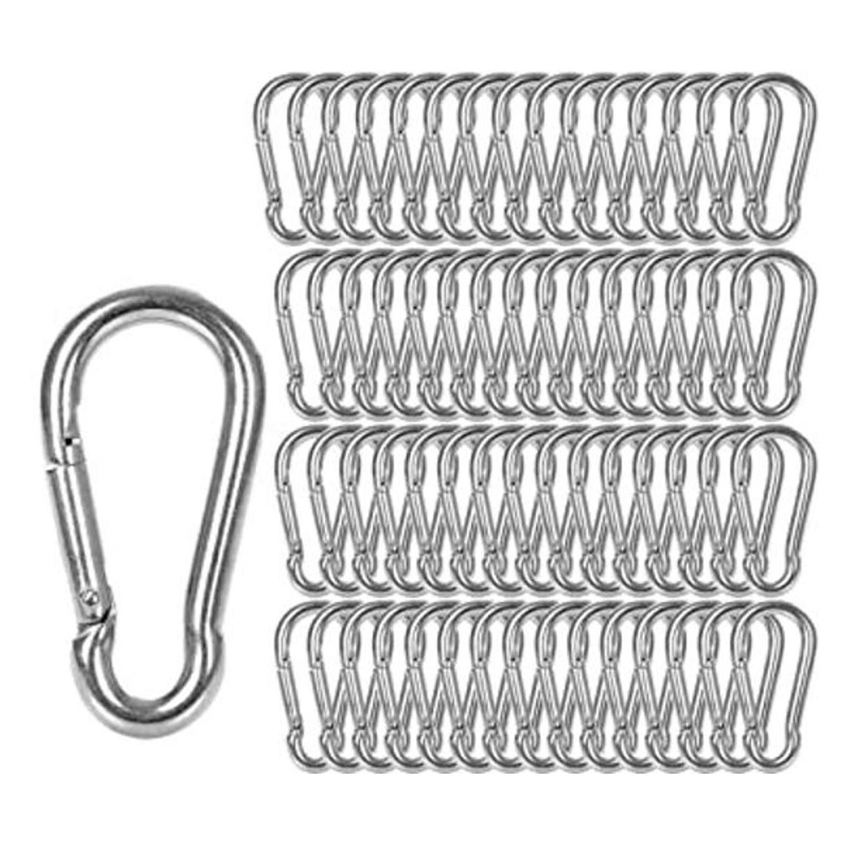 Paquete de 60 ganchos de resorte M8 x 318 pulgadas clips