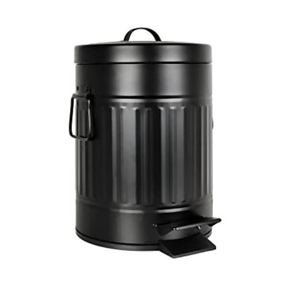 Autumn Alley Bote de basura negro para baño de granja con