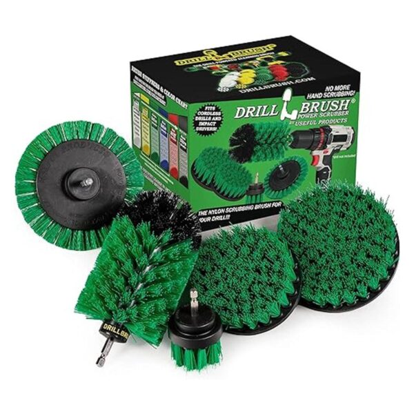 Drill Brush Power Scrubber by Useful Products Juego de_1