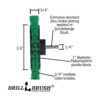 Drill Brush Power Scrubber by Useful Products Juego de_5