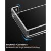 MaxGear Estantes de acrílico transparentes para pared_4