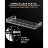 MaxGear Estantes de acrílico transparentes para pared_3