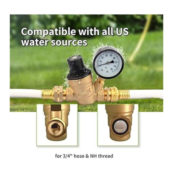RVMATE Regulador de presión de agua para RV kit reductor_4