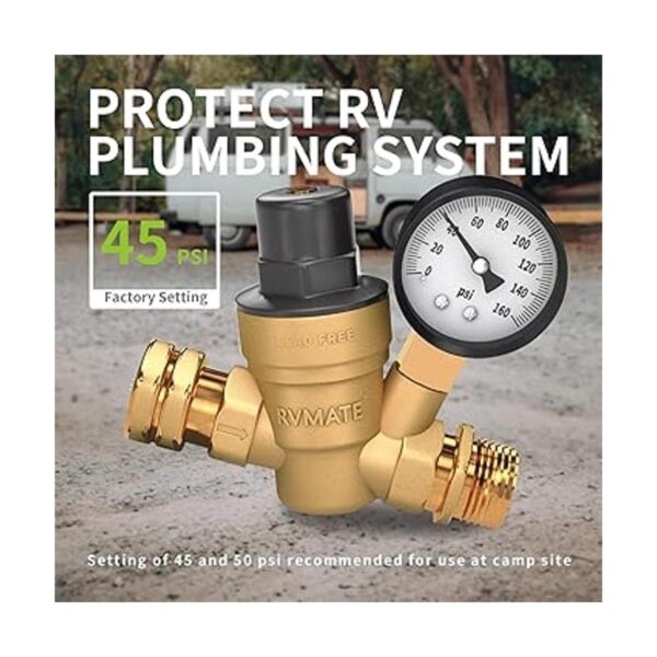 RVMATE Regulador de presión de agua para RV kit reductor_2