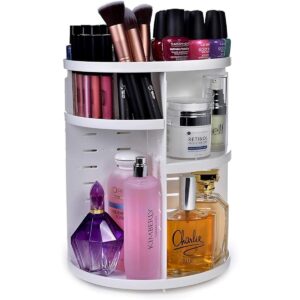 Masirs Organizador de maquillaje giratorio 360 altura_1