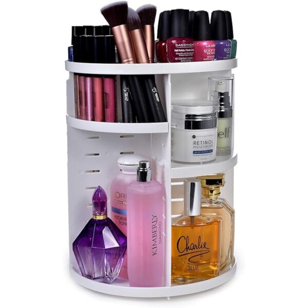 Masirs Organizador de maquillaje giratorio 360 altura_1