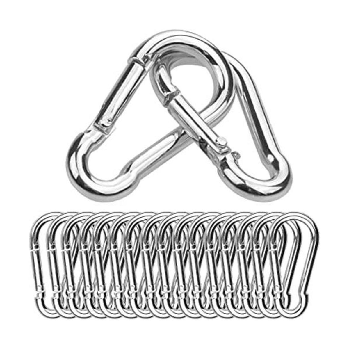 Paquete de 60 ganchos de resorte clips de resorte de