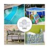 Paquete de 18 accesorios de PVC con codo de 4 vías_3
