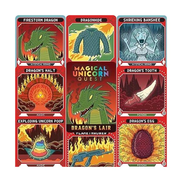 Baraja de expansión Magical Unicorn Quest Dragons Lair_3