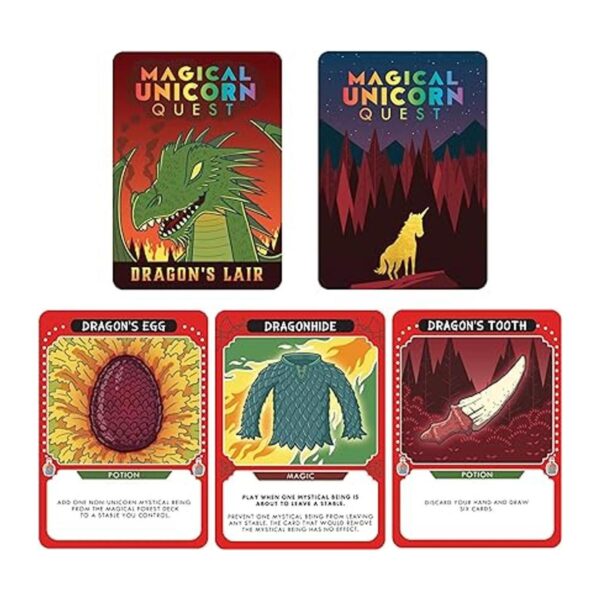 Baraja de expansión Magical Unicorn Quest Dragons Lair_4