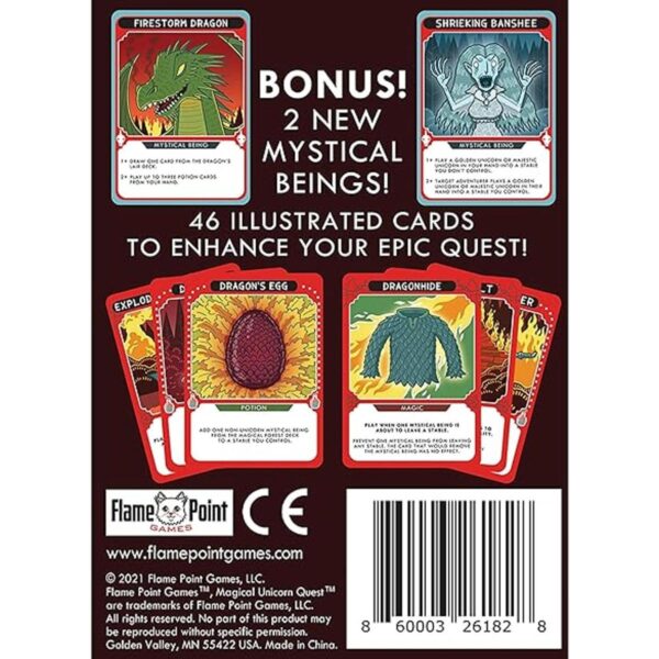 Baraja de expansión Magical Unicorn Quest Dragons Lair_2