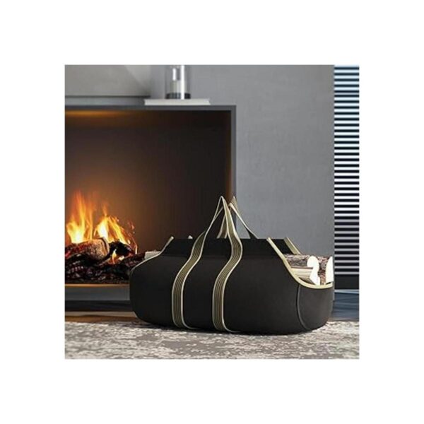Fire Beauty Bolsa de lona grande para troncos de leña