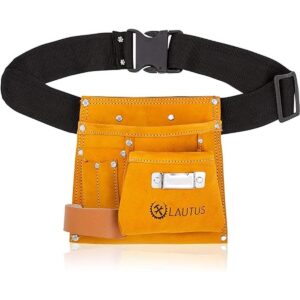 LAUTUS Bolsa de herramientas de ante y cinturón ajustable_1