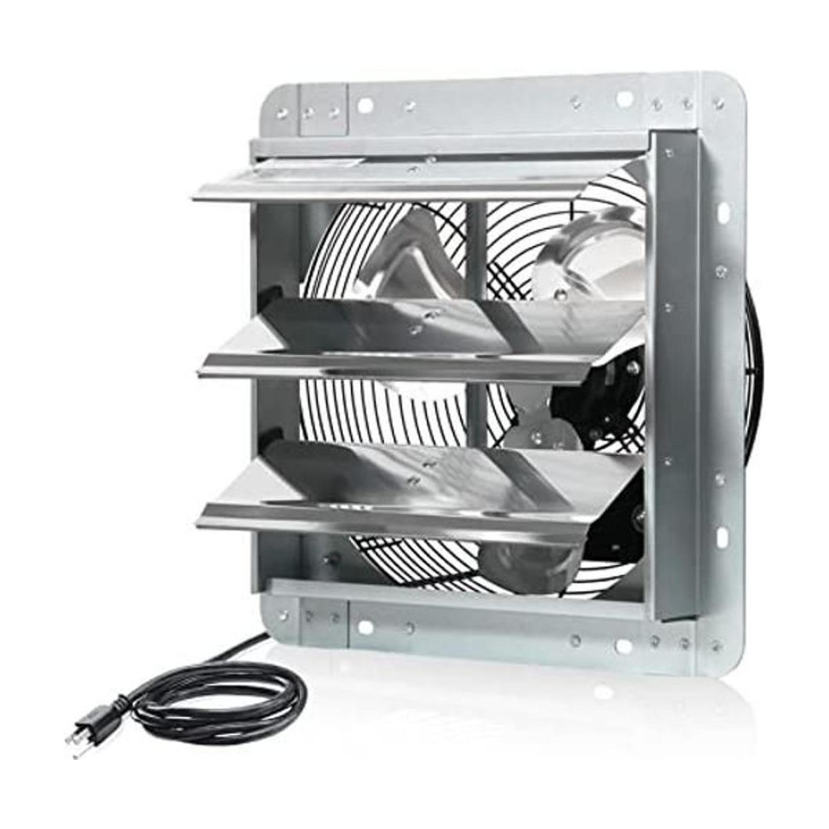 KEN BROWN Ventilador de escape de obturador de 12 pulgadas
