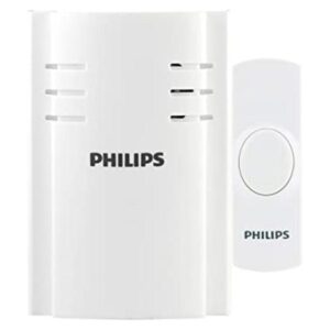Philips blanco kit de timbre de 2 melodías 1 pulsador 4_1