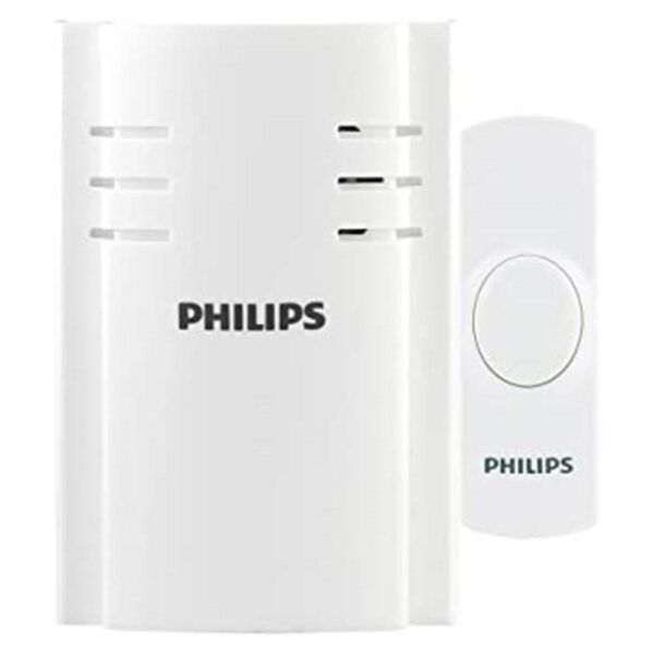 Philips blanco kit de timbre de 2 melodías 1 pulsador 4_1