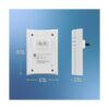 Philips blanco kit de timbre de 2 melodías 1 pulsador 4_4