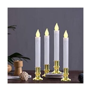 Goothy Velas de Navidad para ventana temporizador