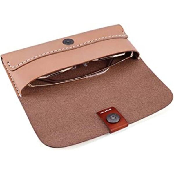 Estuche de cuero completo portátil de las gafas de sol_1