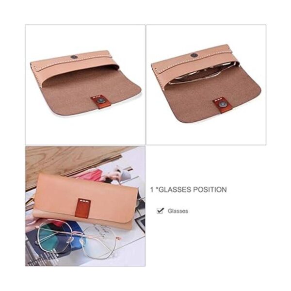 Estuche de cuero completo portátil de las gafas de sol_3