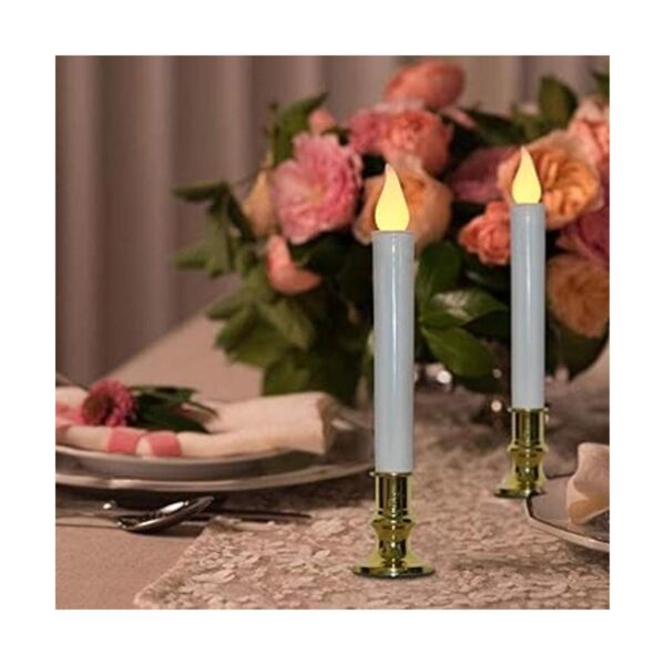 Goothy Velas de Navidad para ventana temporizador