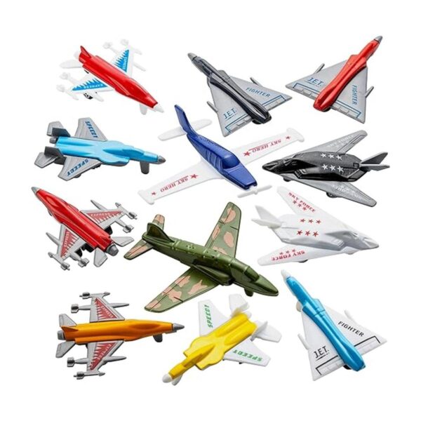 Juguetes de avión Paquete de 12 juegos de avión de