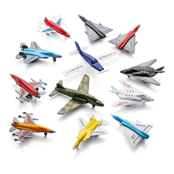 Juguetes de avión Paquete de 12 juegos de avión de