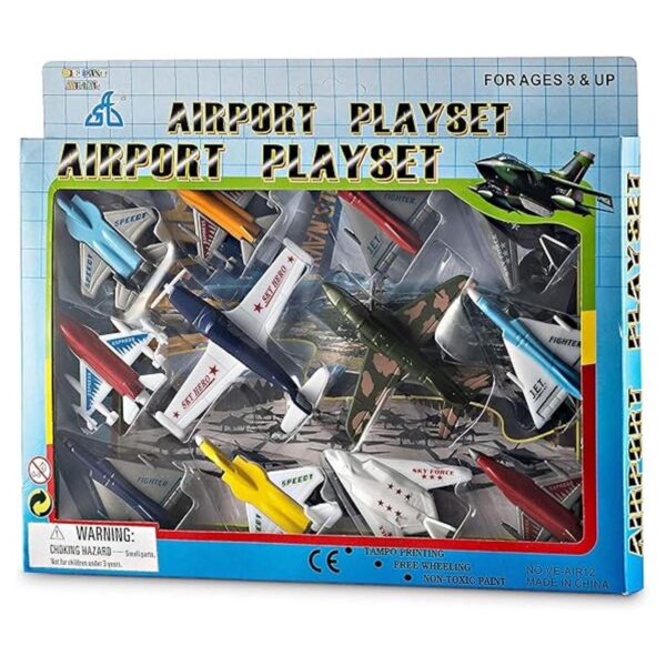 Juguetes de avión Paquete de 12 juegos de avión de