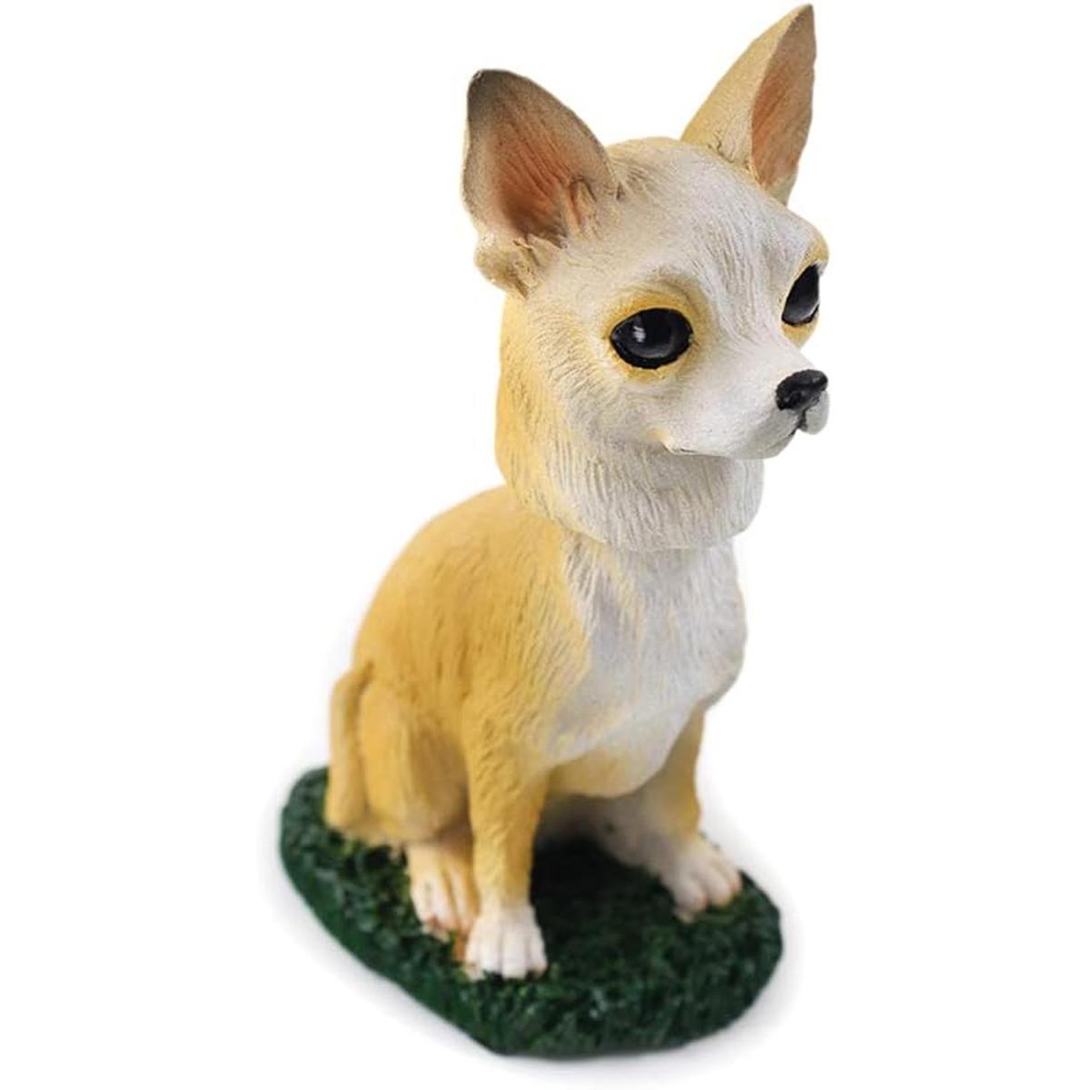 Chihuahua TW Figura de perro Bobblehead para el