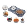 Pecute Cuenco para perro con alimentador lento y evita la_5