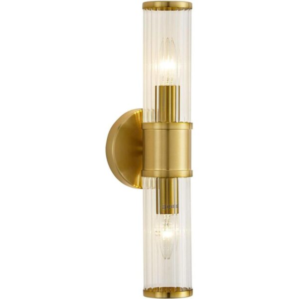 Aplique de pared dorado para baño aplique Morden para_1