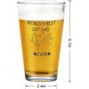 Copa de cerveza de Worlds Best Cat Dad Ever Idea de