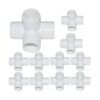 Paquete de 15 piezas de accesorios de PVC de 4 vías de 34_1