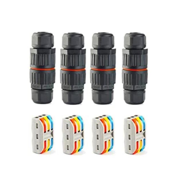 Paquete de 4 cajas de conexiones mejoradas impermeables_1