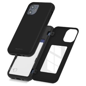 Goospery Funda tipo cartera para iPhone 12 Mini con_1