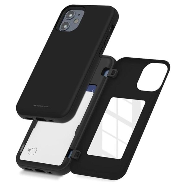 Goospery Funda tipo cartera para iPhone 12 Mini con_1