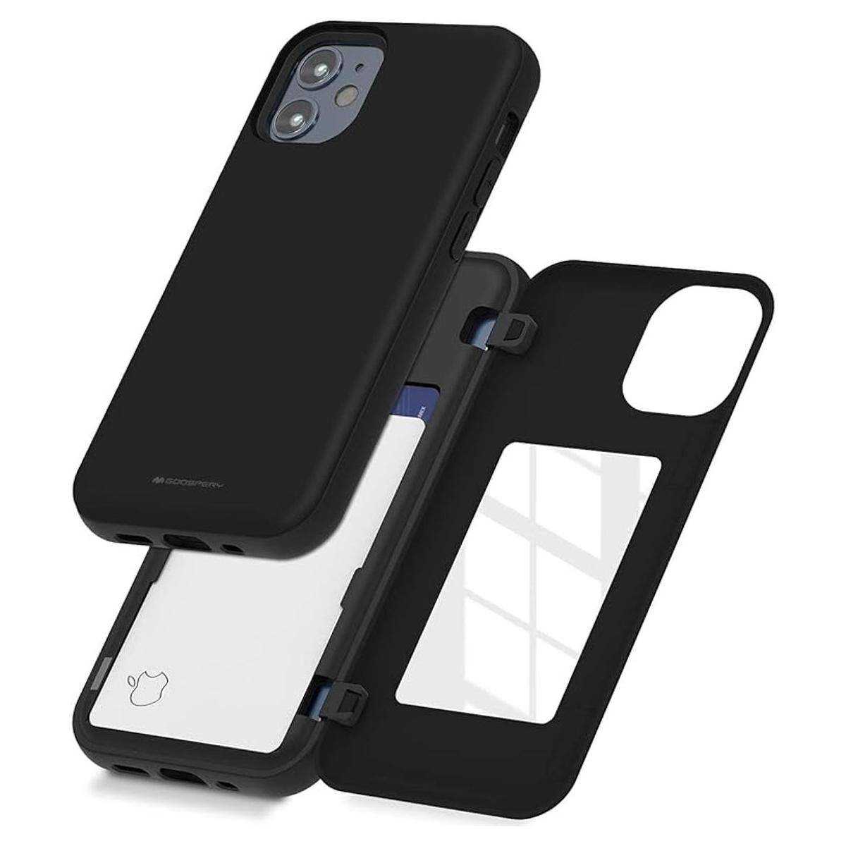 Goospery Funda tipo cartera para iPhone 12 Mini con