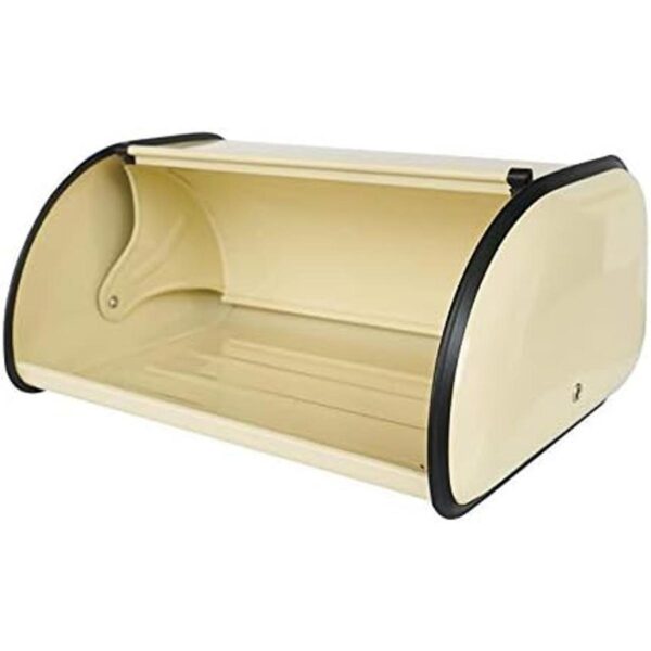 Caja de pan de cocina contenedor de metal inoxidable para_2