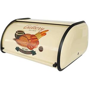 Caja de pan de cocina contenedor de metal inoxidable para_1