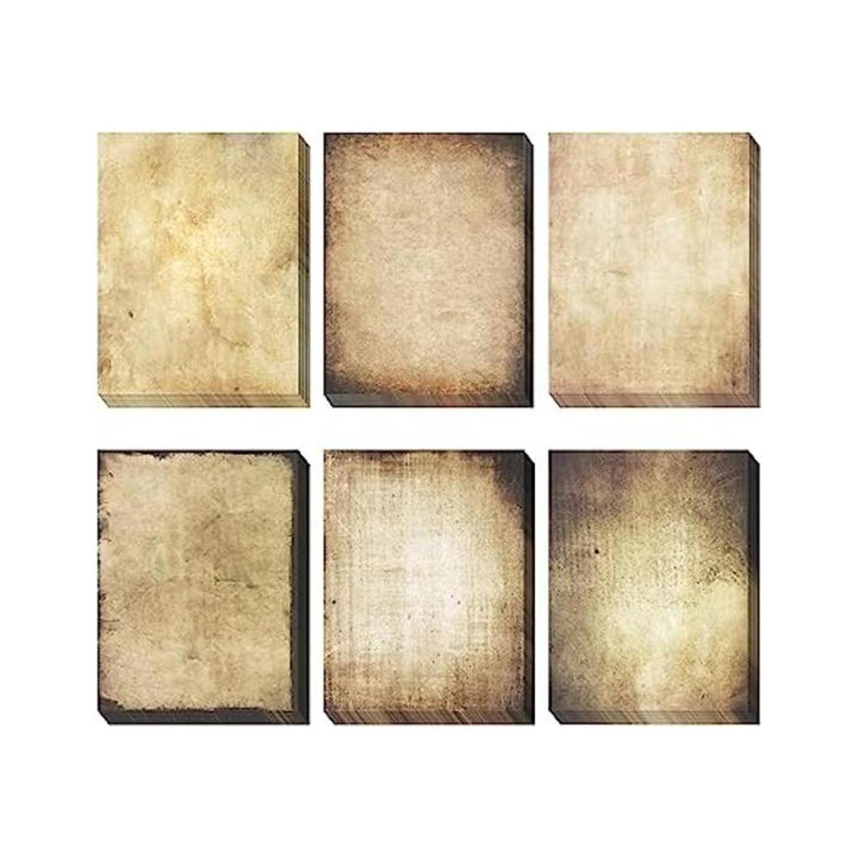 Papel vintage 60 hojas de papel antiguo tamaño de carta