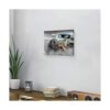 Arte de pared en lienzo de automóvil oxidado cuadros de